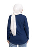 True Blue Printed Long - Sleeve Design 43 - Khotwh